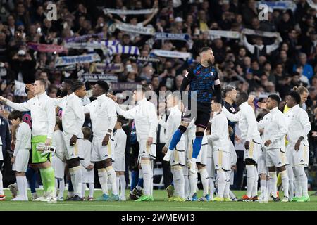 Madrid, Spain. 25th Feb, 2024. Sergio Ramos of Sevilla in action during the La Liga 2023/24 match between Real Madrid and Sevilla at Santiago Bernabeu Stadium. Final score; Real Madrid 1:0 Sevilla Credit: SOPA Images Limited/Alamy Live News Stock Photo