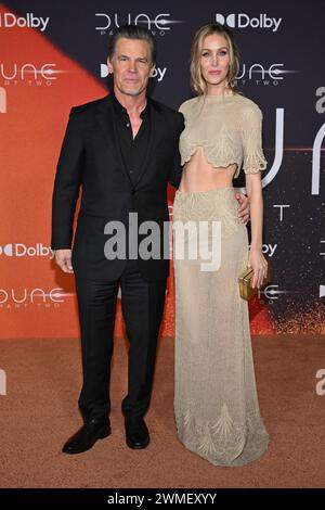 Josh Brolin, Kathryn Boyd/attending the Red Carpet Premiere SICARIO