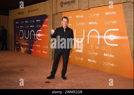 New York, USA. 25th Feb, 2024. Josh Brolin attends the New York Premiere of Warner Bros. 'Dune: Part Two' at Josie Robertson Plaza at Lincoln Center, New York, NY, February 25, 2024. (Photo by Anthony Behar/Sipa USA) Credit: Sipa USA/Alamy Live News Stock Photo