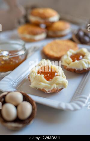 easter egg cookies Stock Photo