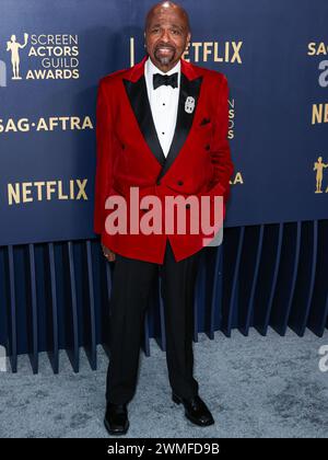 Los Angeles, United States. 24th Feb, 2024. LOS ANGELES, CALIFORNIA, USA - FEBRUARY 24: William Stanford Davis arrives at the 30th Annual Screen Actors Guild Awards held at the Shrine Auditorium and Expo Hall on February 24, 2024 in Los Angeles, California, United States. (Photo by Xavier Collin/Image Press Agency) Credit: Image Press Agency/Alamy Live News Stock Photo