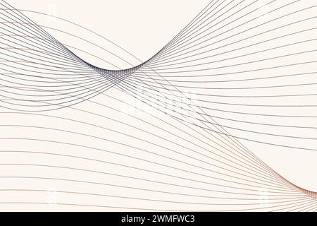 A detailed closeup of a wave with grey tints and shades on a white background, resembling a wood grain pattern. The design is reminiscent of automotive design, with hints of metal and paper textures Stock Vector