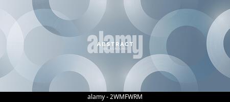 Abstract background with white gray gradient lines and white composition, modern template for website, banner art, poster design, vector Stock Vector