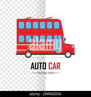 Passenger cartoon style car modern auto vehicles, wheeled motor transport designs Stock Vector