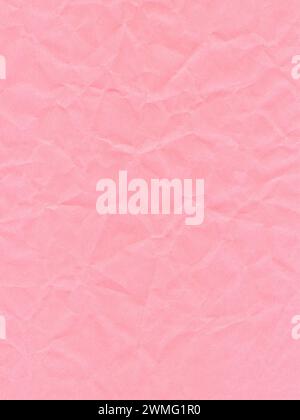 Texture of colored paper, a sheet of dark pink crumpled paper Stock Photo