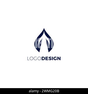 A simple design arrow logo. Letter A Logo Stock Vector