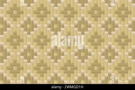 Seamless traditional woven pattern called Anyaman Stock Vector