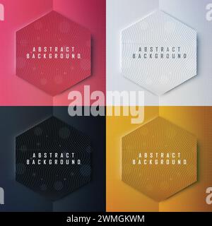 Multicolour abstract circle shape backdrop texture, vector background cover design, poster, cd cover, flyer, website backgrounds or advertising Stock Vector