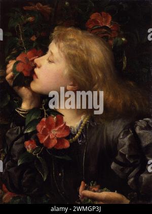 Dame (Alice) Ellen Terry ('Choosing') by George Frederic Watts Stock Photo