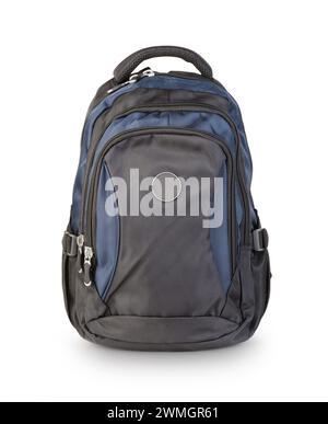 New modern urban backpack isolated on white. Stock Photo