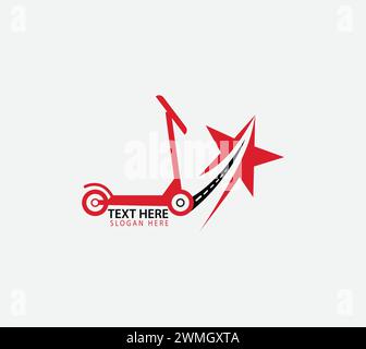 Cross walk logo design and concept Stock Vector