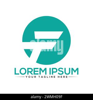 FT Letter  Logo Design. Creative and Modern FT Logo Design. Stock Vector