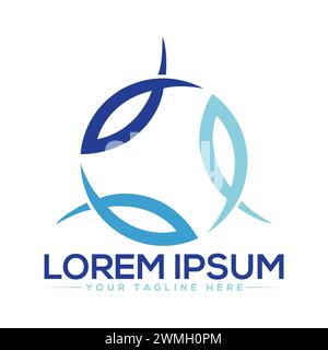 Fish Logo Design. Creative and Professional Fish Logo Design. Stock Vector