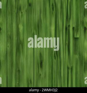 Green wood background Stock Photo