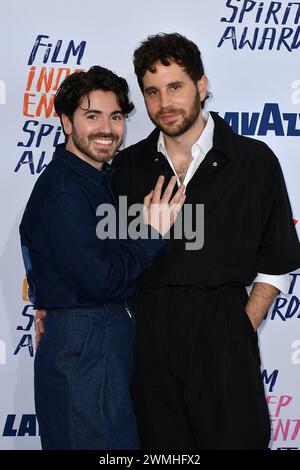 (L-R) Noah Galvin and Ben Platt attend the 'Hamnet' film screening