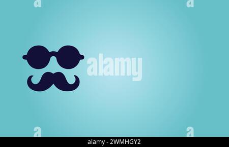 Happy Father's Day Text And Colorful background ilustration design Stock Vector