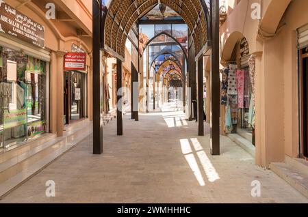 Sur, Oman - February 15, 2020: Women souq in Sur city, is a market area for female buyers only. Stock Photo