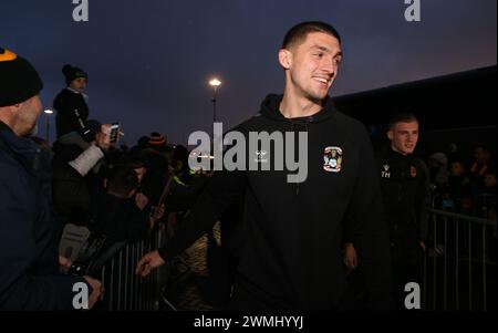 Coventry City's Bobby Thomas arrives before the Sky Bet Championship ...