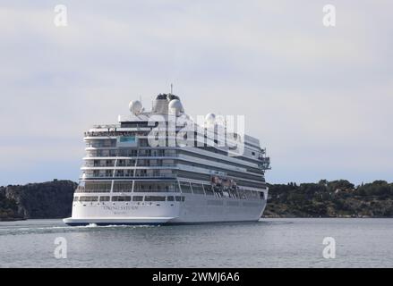 Sibenik, Croatia. 26th Feb, 2024. The passenger cruise ship Viking ...