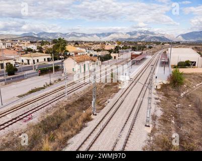 Son Sardina, Mallorca, Spain - Railway Station Stock Photo - Alamy