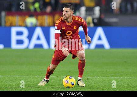 Stadio Olimpico, Rome, Italy. 26th Feb, 2024. Serie A Football; Roma versus Torino; Lorenzo Pellegrini of AS Roma Credit: Action Plus Sports/Alamy Live News Stock Photo