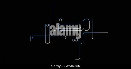 A typography design for Ramadan inspired by Technology, with a colorful gradient. Stock Vector