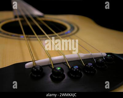 Guitar strings Stock Photo