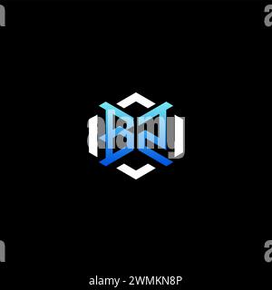 BZ initial gaming concept ideas for esport team, twitch, streamer and gamer Stock Vector