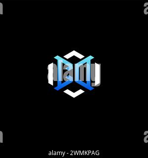 CO initial gaming concept ideas for esport team, twitch, streamer and gamer Stock Vector