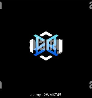 EB initial gaming concept ideas for esport team, twitch, streamer and gamer Stock Vector