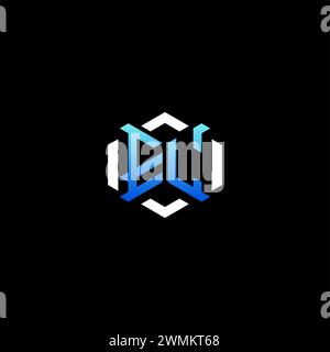 EL initial gaming concept ideas for esport team, twitch, streamer and gamer Stock Vector