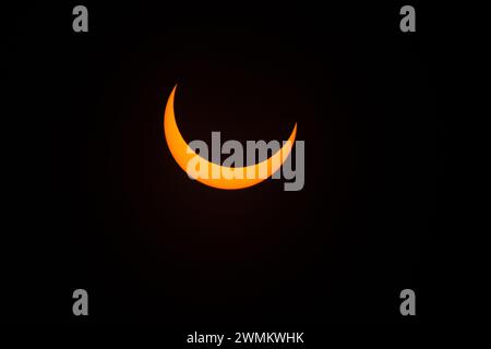 Annular Solar Eclipse Stock Photo