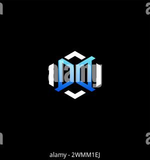OO initial gaming concept ideas for esport team, twitch, streamer and gamer Stock Vector