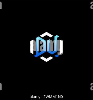 OV initial gaming concept ideas for esport team, twitch, streamer and gamer Stock Vector