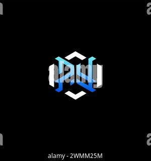 PY initial gaming concept ideas for esport team, twitch, streamer and gamer Stock Vector