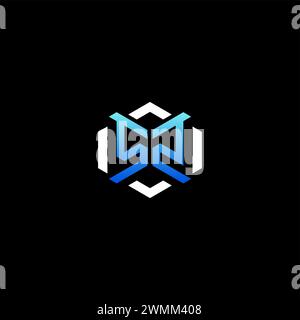 SZ initial gaming concept ideas for esport team, twitch, streamer and gamer Stock Vector