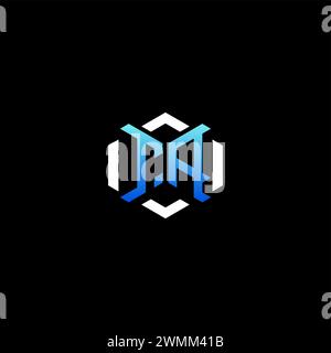 TA initial gaming concept ideas for esport team, twitch, streamer and gamer Stock Vector