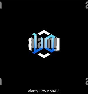 UD initial gaming concept ideas for esport team, twitch, streamer and gamer Stock Vector
