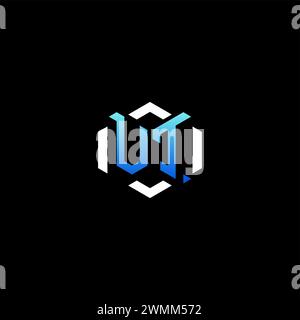 VT initial gaming concept ideas for esport team, twitch, streamer and gamer Stock Vector