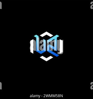 VZ initial gaming concept ideas for esport team, twitch, streamer and gamer Stock Vector