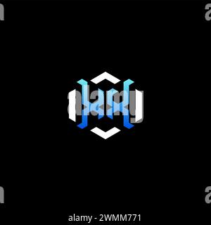 XX initial gaming concept ideas for esport team, twitch, streamer and gamer Stock Vector