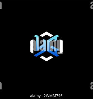 YG initial gaming concept ideas for esport team, twitch, streamer and gamer Stock Vector