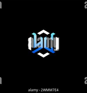 YL initial gaming concept ideas for esport team, twitch, streamer and gamer Stock Vector