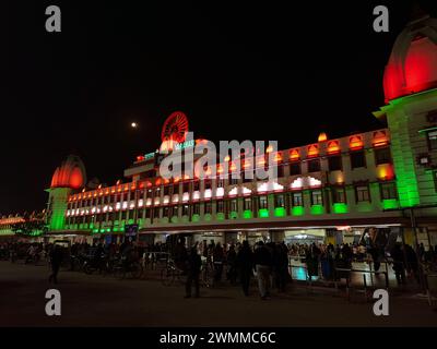 The Varanasi railway station, Uttar Pradesh, India. Stock Photo