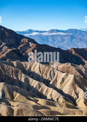 Zabriskie Point, Death Valley National Park Stock Photo