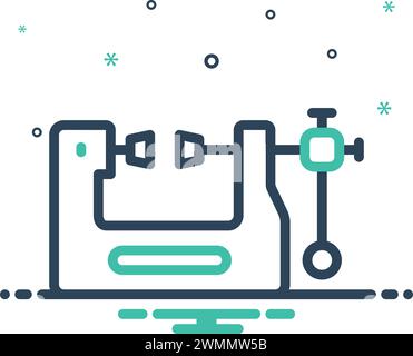 Icon for vice,clamp Stock Vector