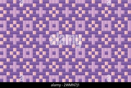 Seamless traditional woven pattern called Anyaman Stock Vector