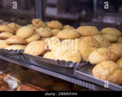 Traditional Brazilian biscuit called 'Broa de Milho ou de fubá' Stock Photo