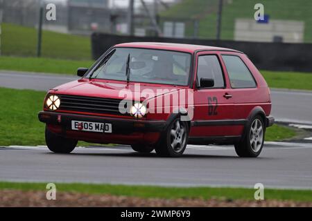 Nigel Barnett, Volkswagen Golf Mk2 Gti 16v Mk2, First run in 1952 the Pomeroy Trophy features cars from all era’s and types, it’s the Vintage Sports C Stock Photo