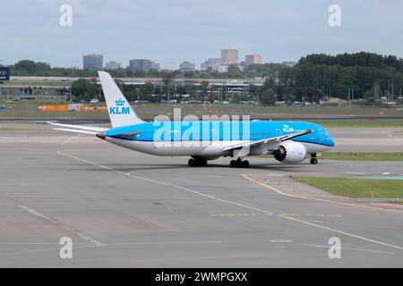 KLM Plane At Schiphol Airport The Netherlands 26-5-2023 Stock Photo